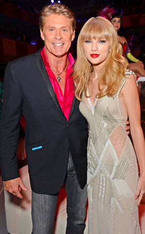 Taylor Swift, David Hasselhoff Taylor Swift, David Hasselhoff